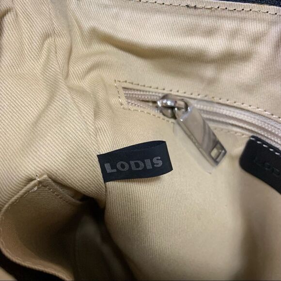 🆕 Lodis Alexandria Paola Messenger Crossbody Snakeskin Print Bag - Picture 12 of 15